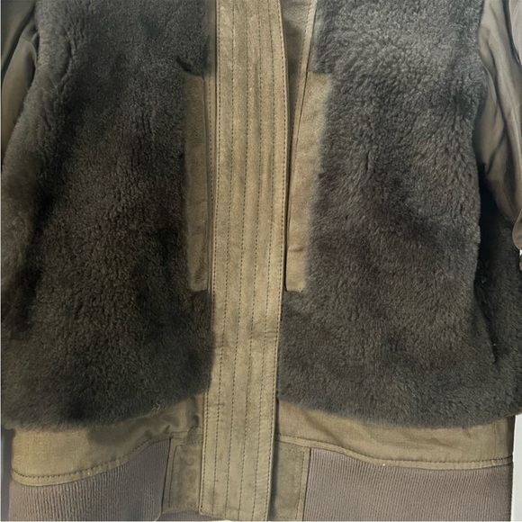 All Saints Finch Puffa Bomber Jacket - Picture 3 of 9